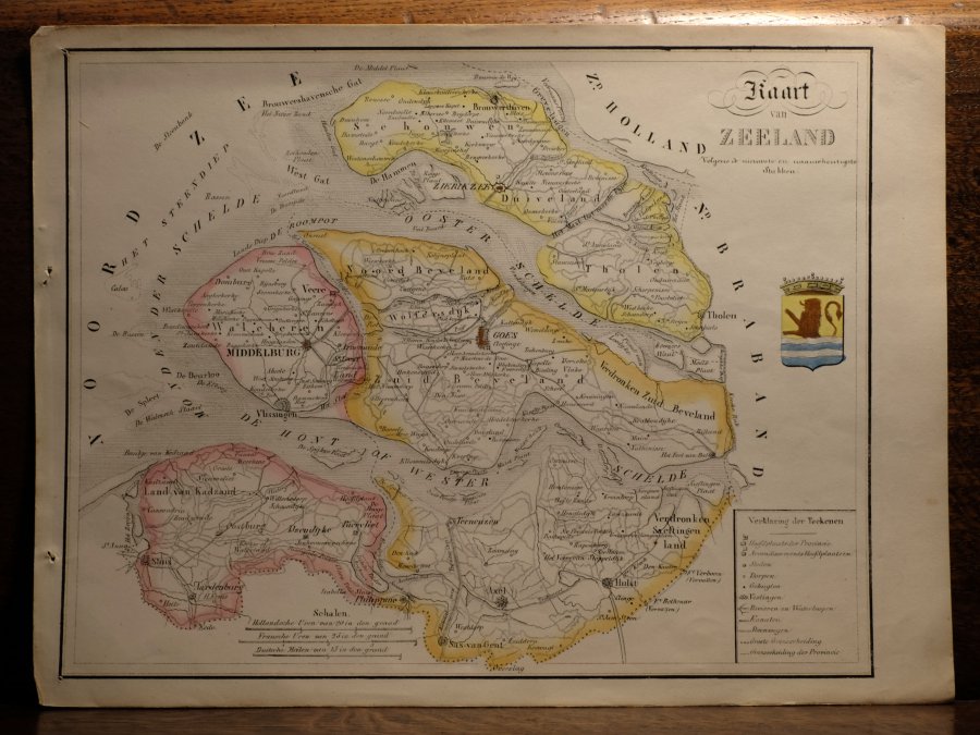  - Kaart van Zeeland Volgens de nieuwste en naauwkeurigste stukken.