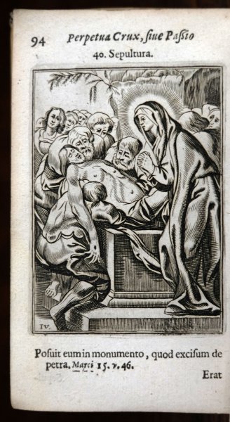 Andries Sacerdote Societatis - Perpetua Crux siue passio Jesu Christi, a puncto incarnationis ad extremum vitae. Auctore R.P. Judoco Andries Sacerdote Societatis IESU. Iconibus aeri incisis exornata. Antverpiae. Typis Cornelii Woons, sub Signo Stellae aureaea Anno 1652. Cum Gratia & Privilegio.