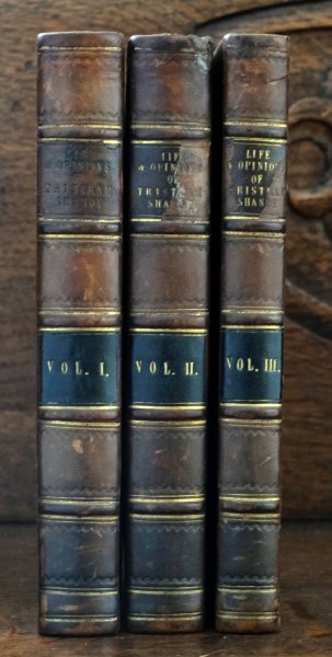 Laurence Sterne - The Life and Opinions of Tristram Shandy Gentleman in Three Volumes London Printed for T.Vadell, Bookseller in the Strand MDCCXCIV