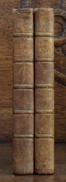 Henry Fielding - The History of the Adventures of Joseph Andrews, And his Friend Mr. Abraham Adams. In two volumes. Written in Imitation of The Manner of Cervantes, Author of Don Quixote. By Henry Fielding, Esq. Volume the first. London: Printed for B. Long, and T. Pridden. M. DCC. LXXIII.