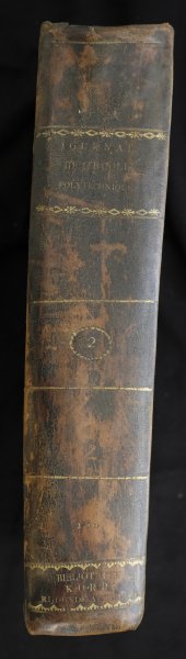  - Journal de l'école royale polytechnique, ou bulletin du travail fait a cette école, publié par le conseil d'instruction de cet établissement. Cinquième cahier. Tome II. A Paris, De l'imprimerie de la républqiue. Prairial an VI. Et se trouve chez le C.en Bernard, libraire , quai des Augustins, n. 37.