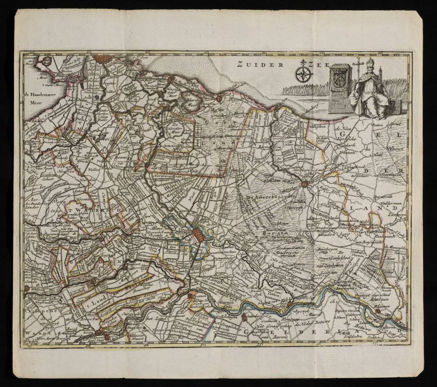 H. de Leth - Map of Utrecht by de Leth (1740)