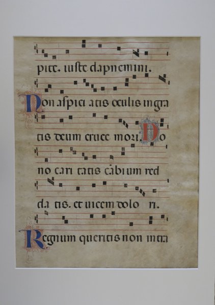  - Antiphonarium manuscript on vellum